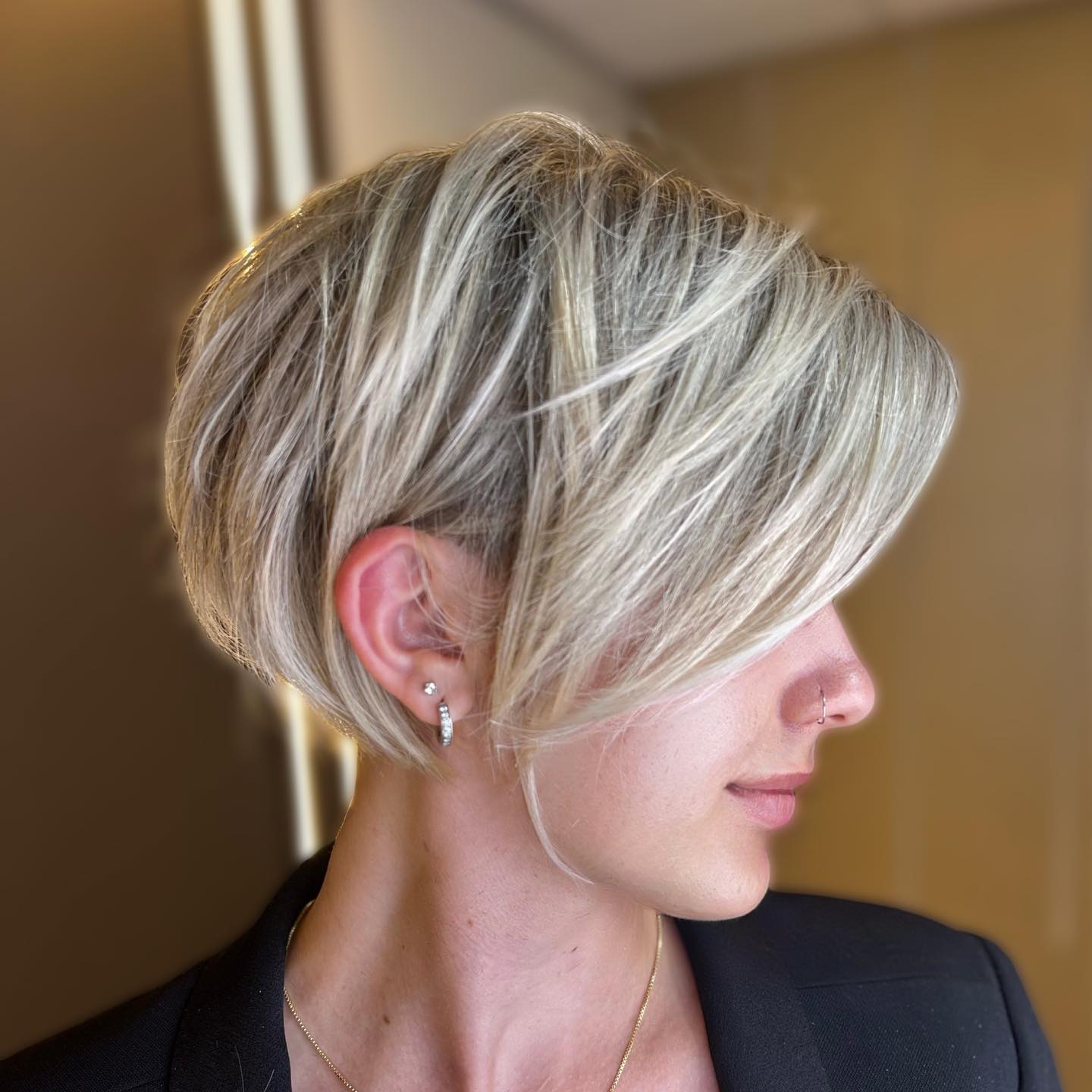 Disheveled Layered Undercut Bixie